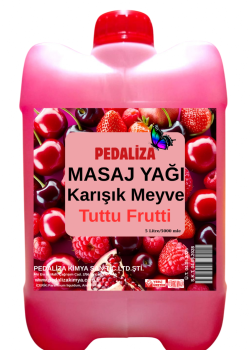 PEDALİZA 5 Litre Masaj Yağı (Karışık Meyve)